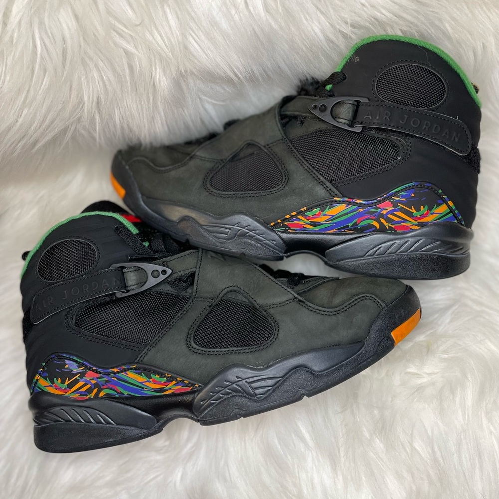 Mens Jordan 8 Retro Tinker Air Raid Sneakers Shoes Size 9 - Picture 2 of 13